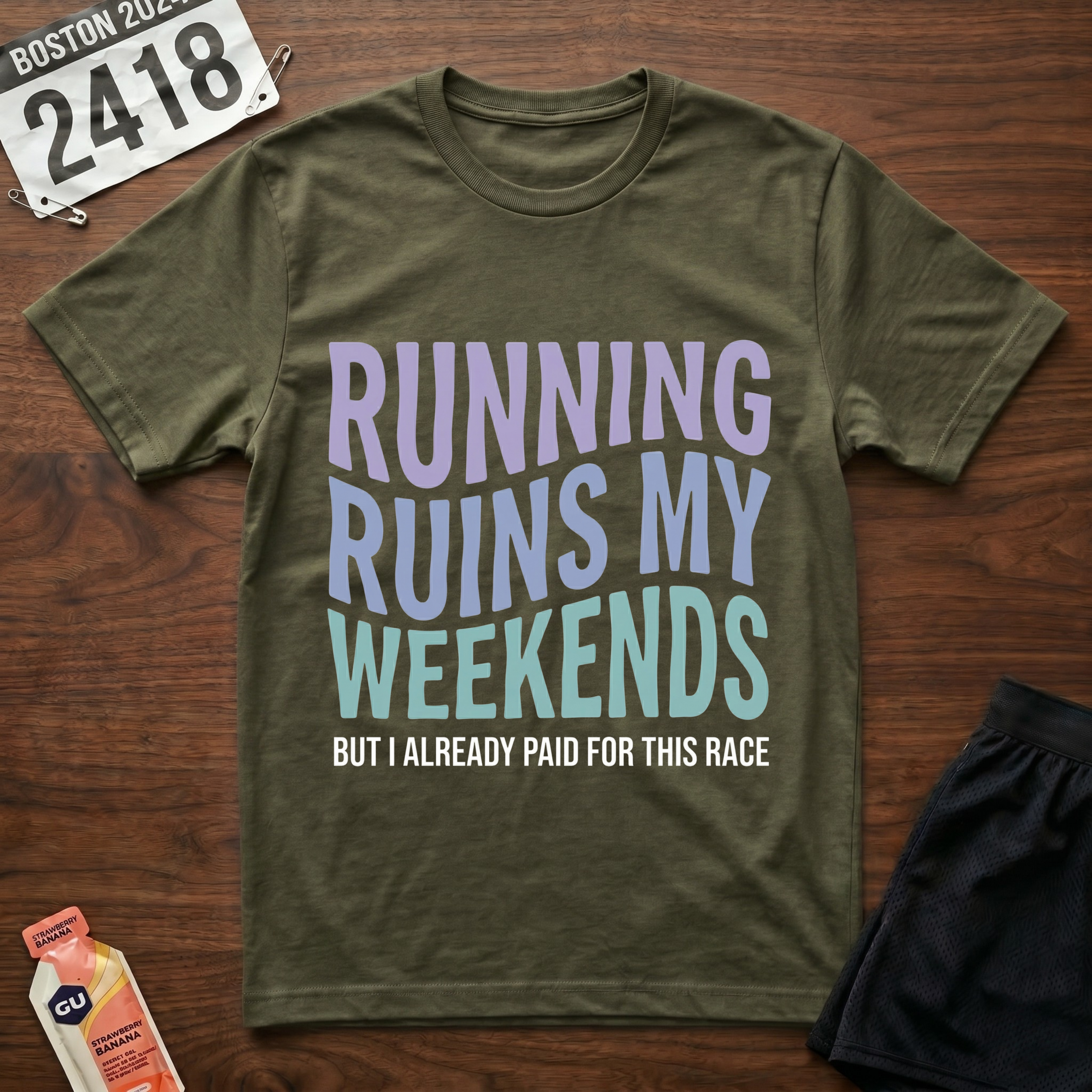 Running Ruins My Weekends T-Shirt