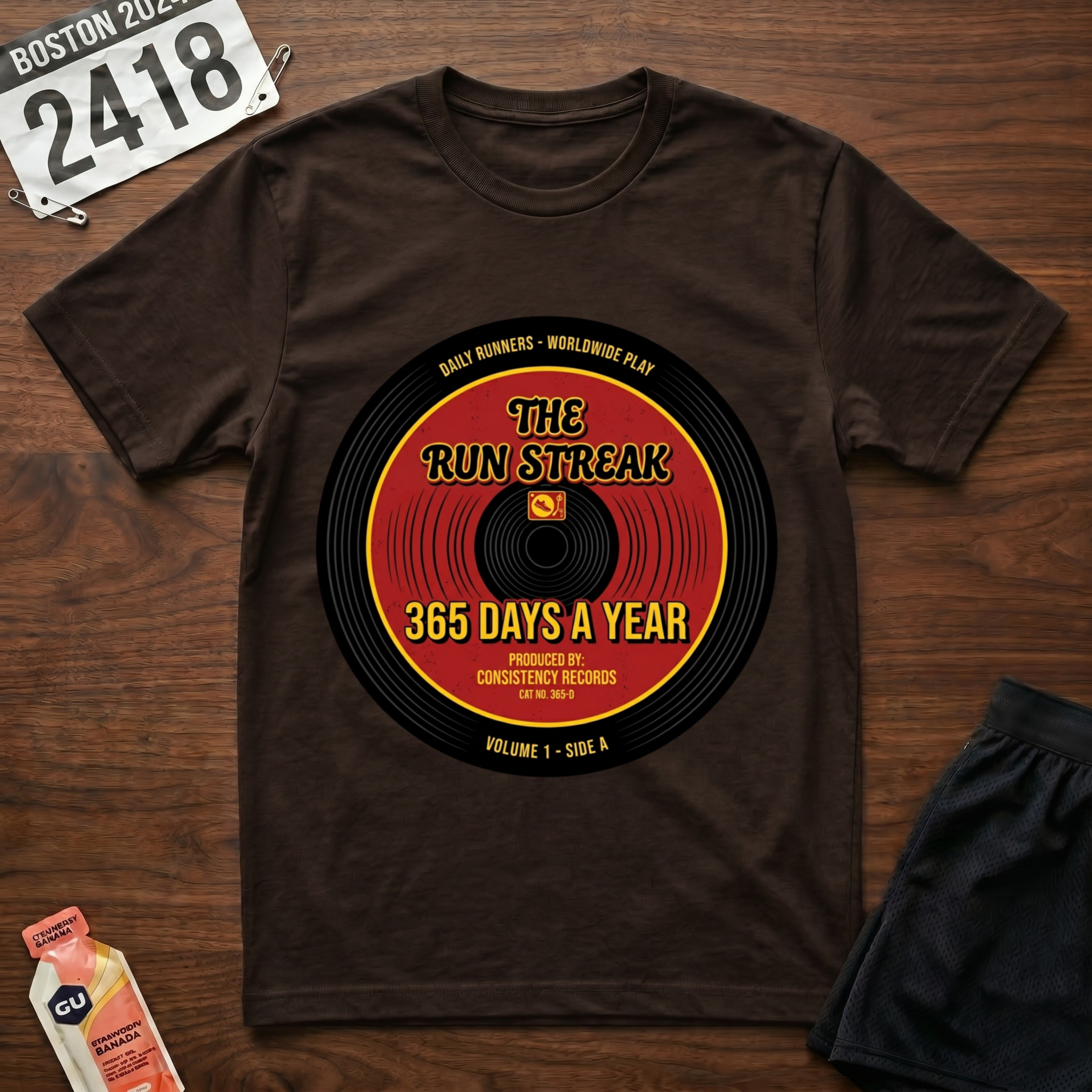 Run Streak Vinyl T-Shirt