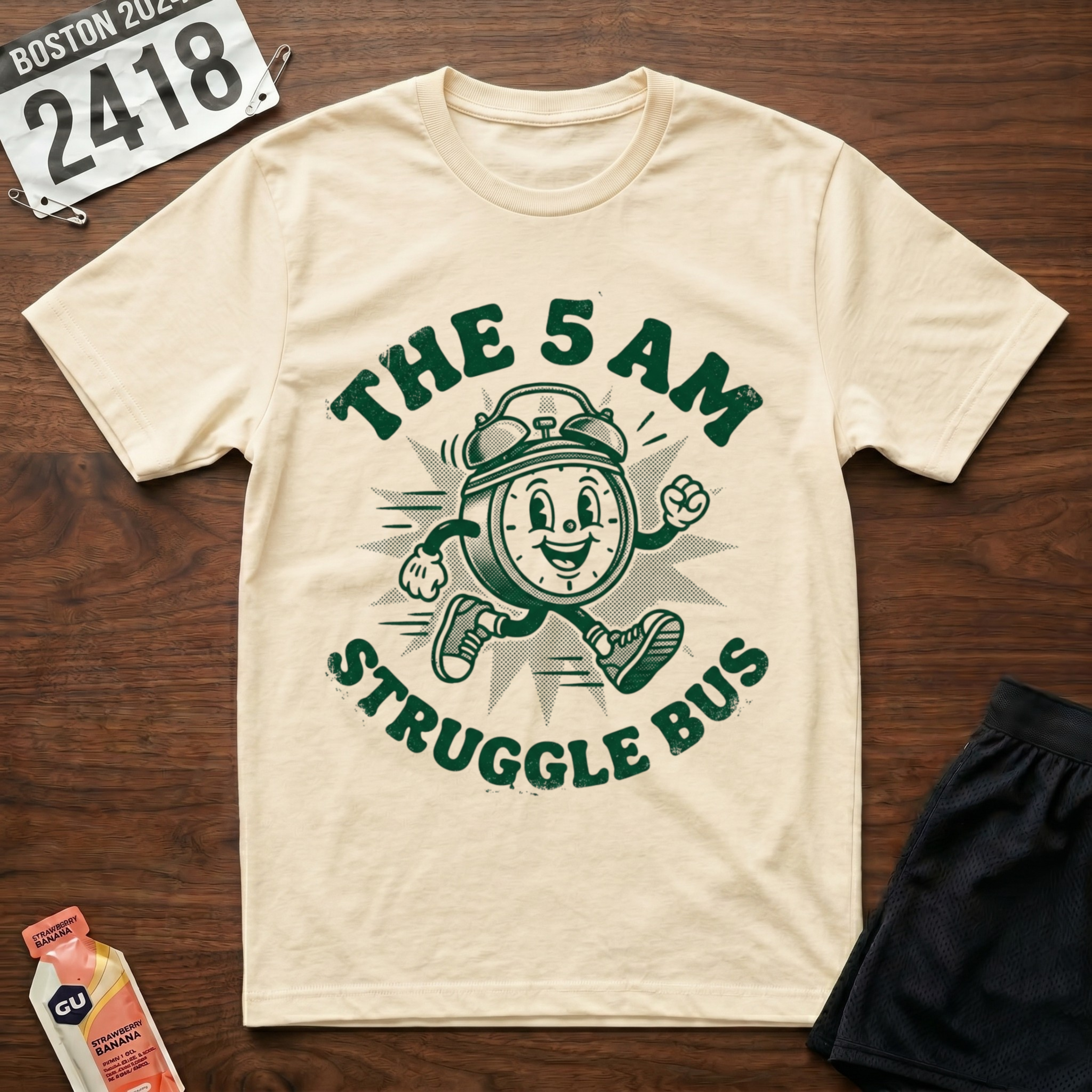 5 AM Struggle Bus T-Shirt