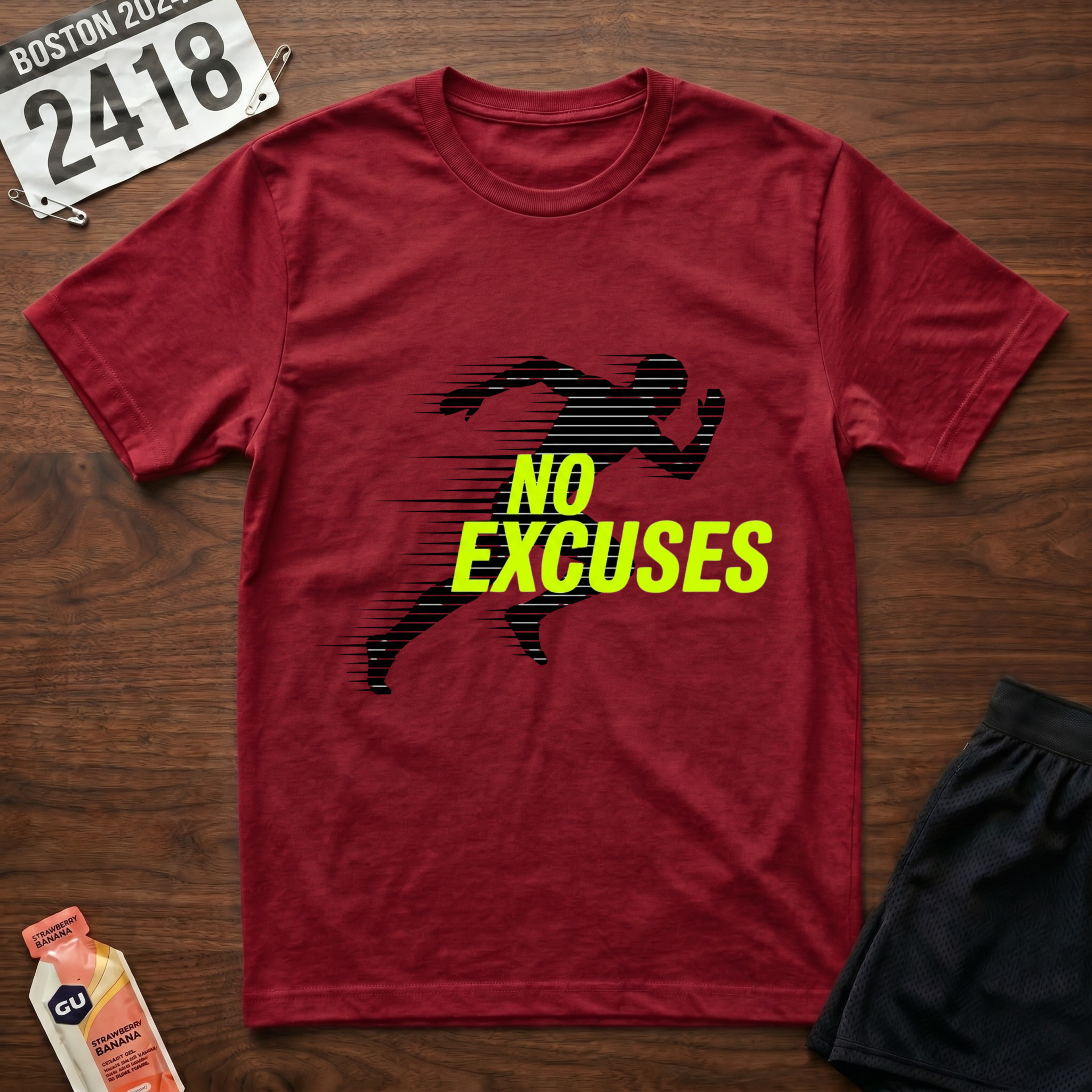 No Excuses Runner T-Shirt