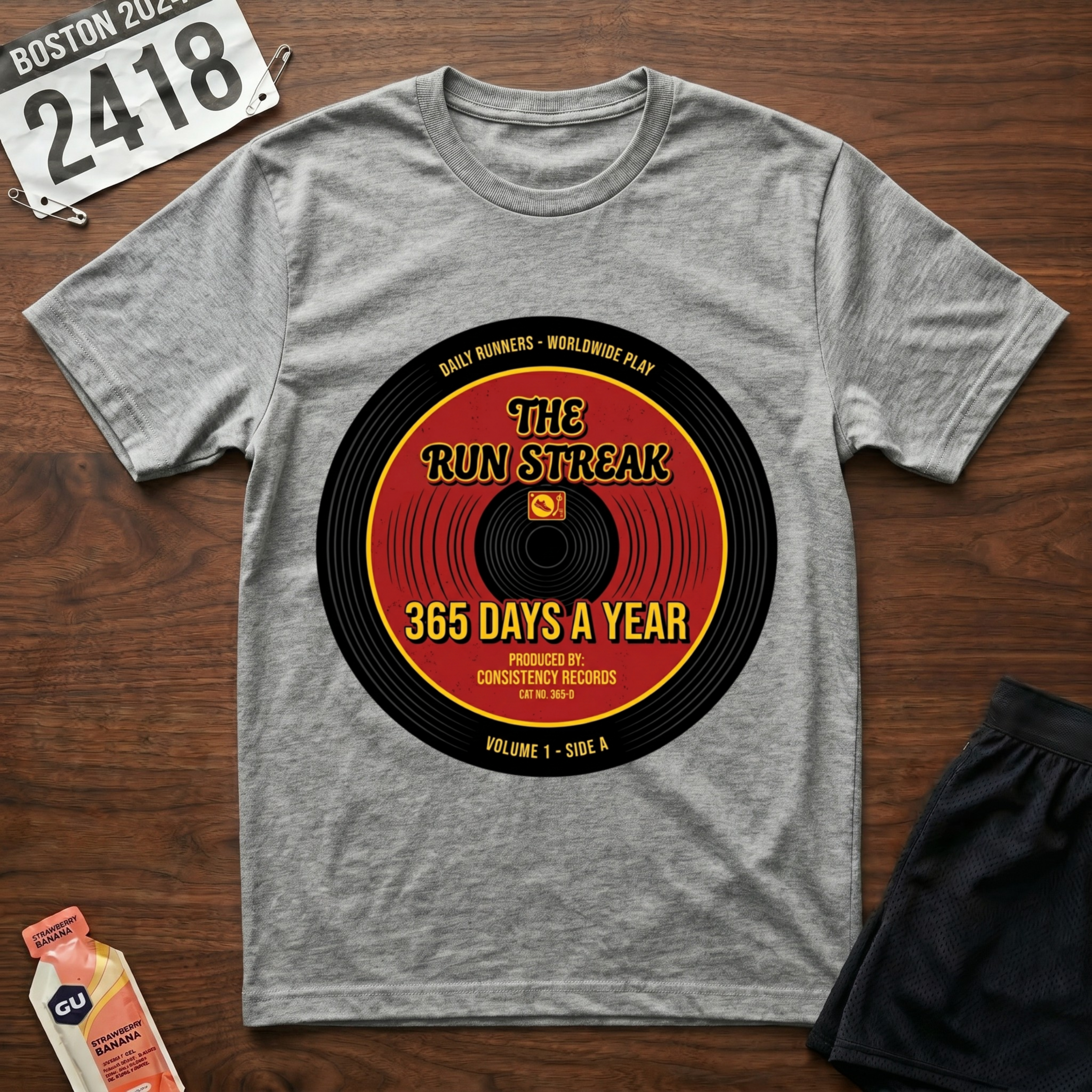 Run Streak Vinyl T-Shirt