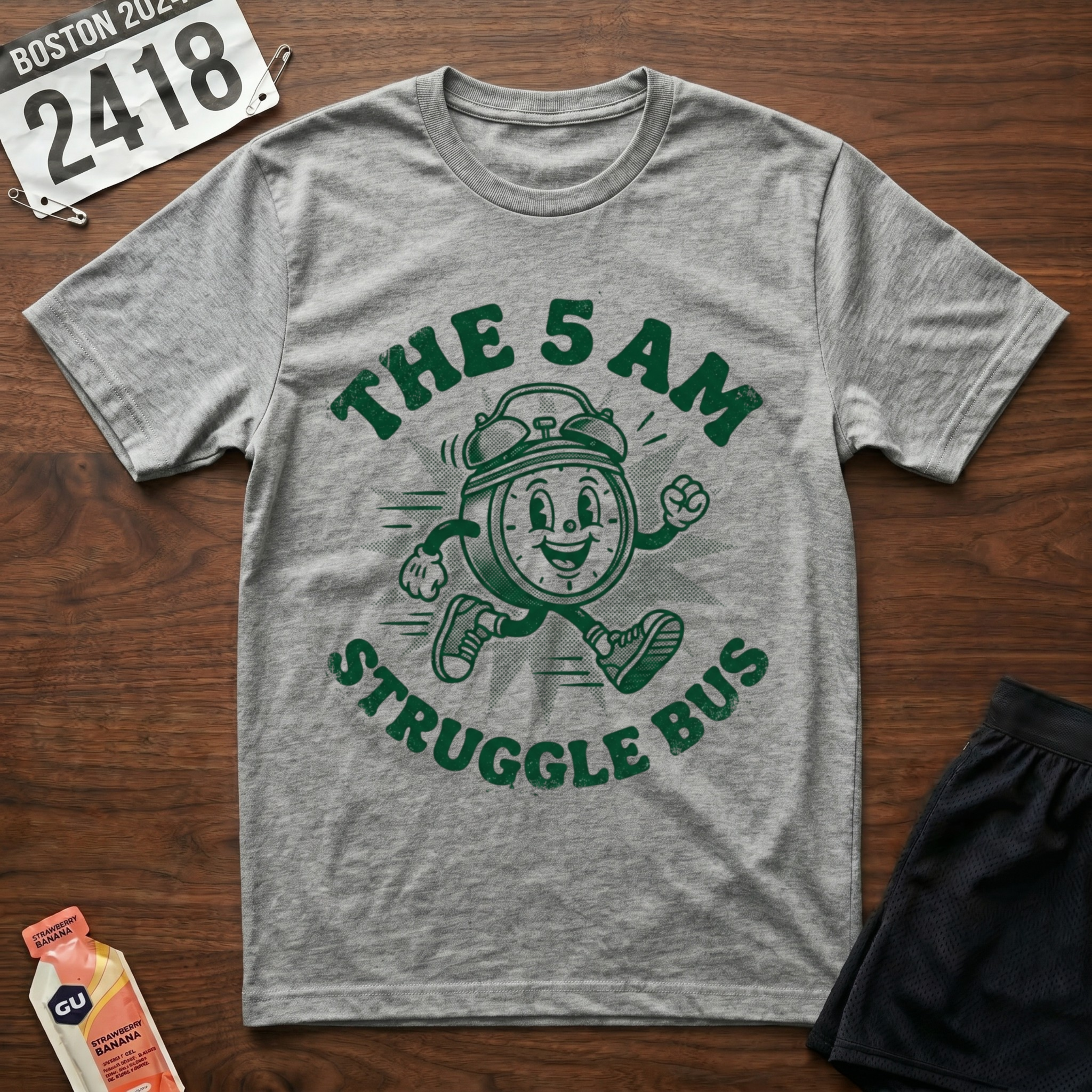 5 AM Struggle Bus T-Shirt