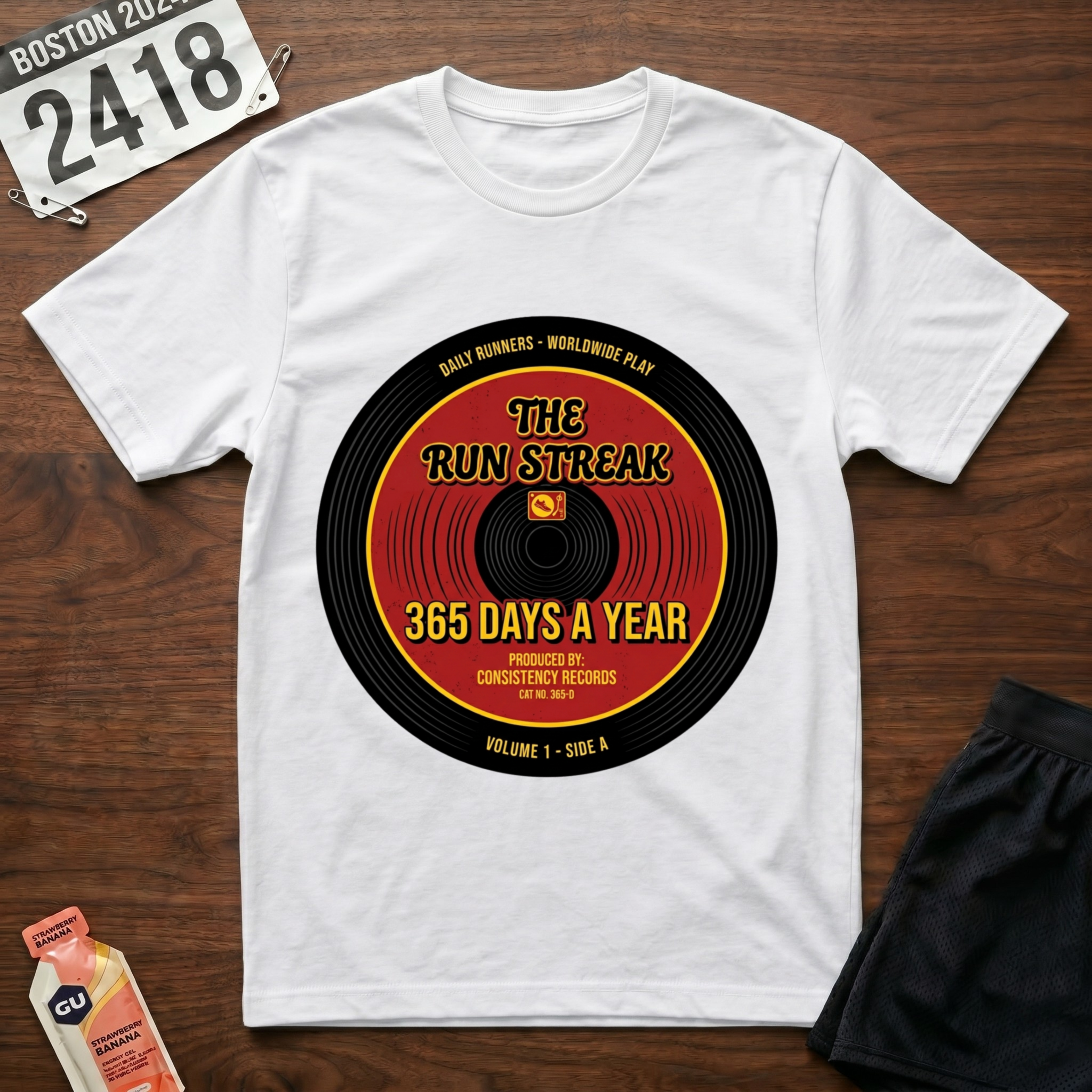 Run Streak Vinyl T-Shirt