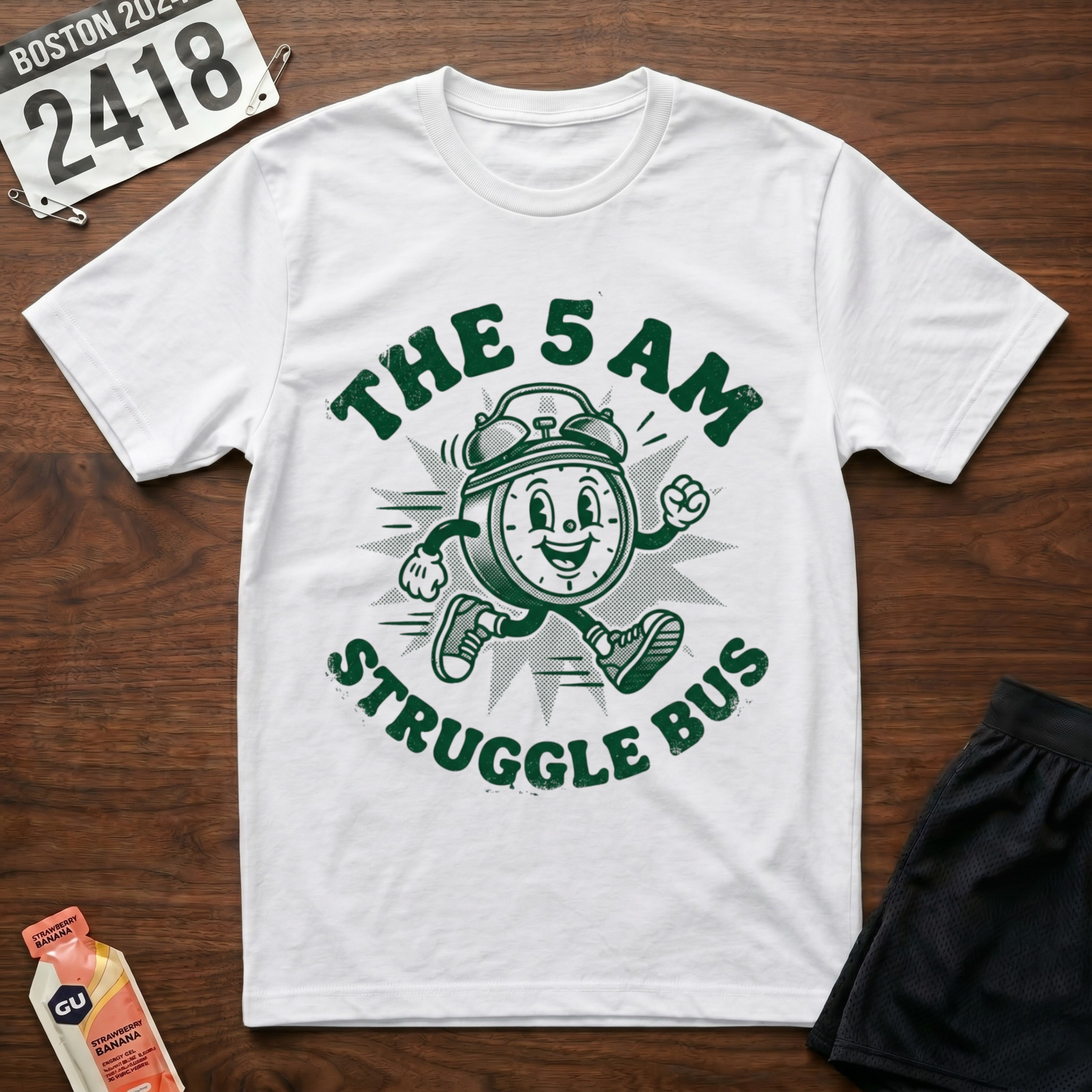 5 AM Struggle Bus T-Shirt